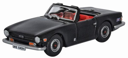 Triumph TR6 Black   76TR6004   1:76 Scale,OO Gauge