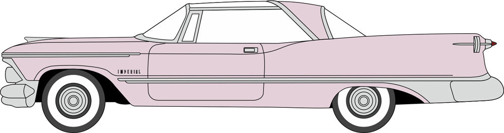 Imperial Crown 1959 2 Door Hardtop Persian Pink   87IC59001   1:87 Scale