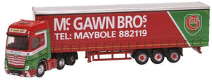 Mercedes Actros Curtainside McGawn Bros   NMB007   1:148 Scale