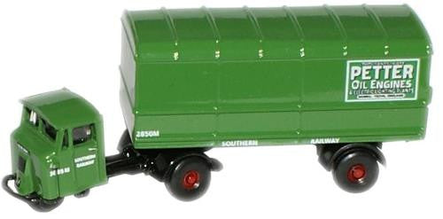 Scammell Mechanical Horse Van Trailer Southern Railways   NMH008   1:148 Scale