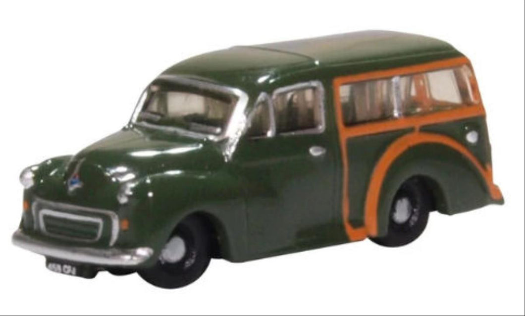 Morris Minor Traveller Almond Green (Dot Cotton)   NMMT008   1:148 Scale