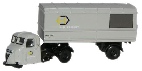 Scammell Scarab Van Trailer Railfreight Grey   NRAB003   1:148 Scale