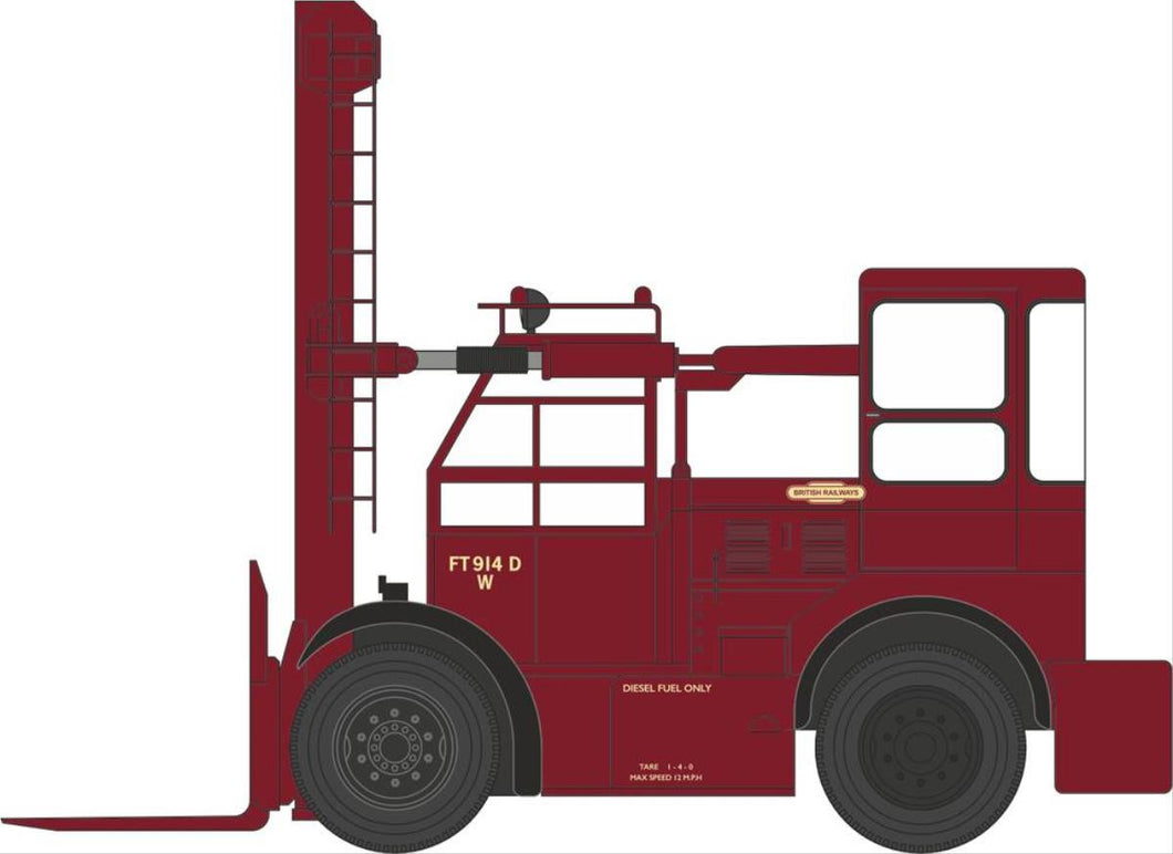 Shelvoke and Drewry Freightlifter British Rail Crimson   NSDF002   1:148 Scale