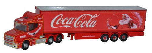 Scania T Cab Box Trailer Coca Cola Xmas   NTCAB007CC   1:148 Scale