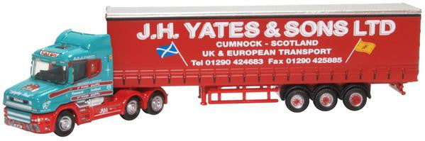 Scania T Cab Curtainside J H Yates & Sons   NTCAB008   1:148 Scale