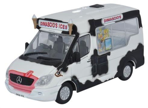 Whitby Mondial Mercedes Ice Cream Van Dimascios   WM004   1:43 Scale