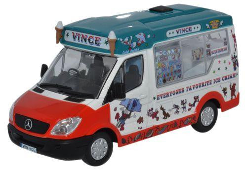 Whitby Mondial Mercedes Ice Cream Van Vinces   WM005   1:43 Scale