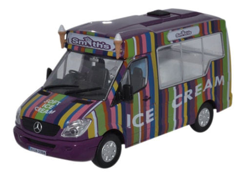 Whitby Mondial Mercedes Ice Cream Van Smiths   WM006   1:43 Scale