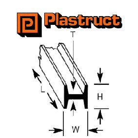 (HFS-2P) H Section 1.6x1.6x 250mm 10pc