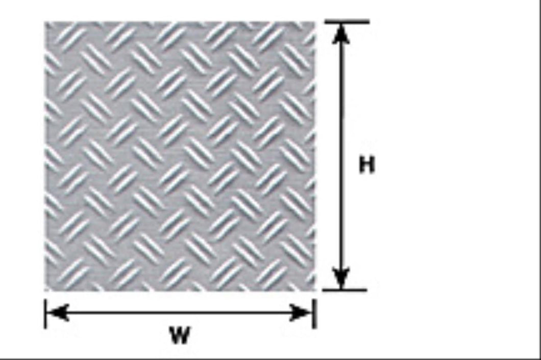 (PS-151P) 0.5mm Styrene Sheet D/Diamond 300x175mm 1:16