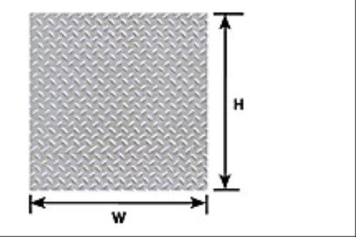 (PS-155P) 0.5mm Styrene Sheet Diamond 300x175mm 1:100