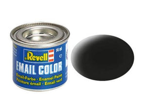 Enamel Paint 'Email' (14ml) Solid Matt Black RAL9011