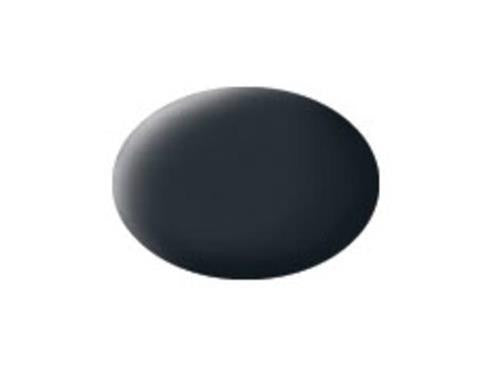 Acrylic Paint 'Aqua' (18ml) Solid Matt Anthracite RAL7021