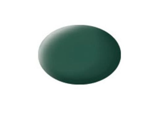 Acrylic Paint 'Aqua' (18ml) Solid Matt Dark Green