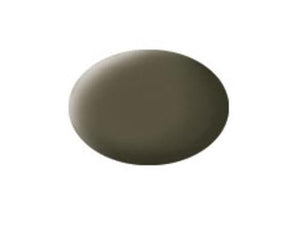 Acrylic Paint 'Aqua' (18ml) Solid Matt NATO Olive RAL7013