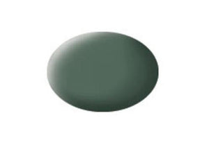 Acrylic Paint 'Aqua' (18ml) Solid Matt Greeny Grey RAL7009