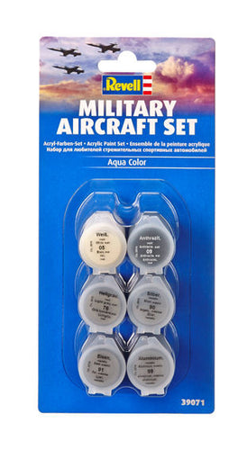 Acrylic Paint 'Aqua' Set - Military Aircraft