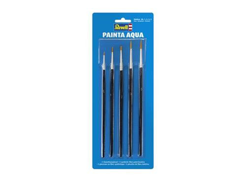 High Quality Acrylic 'Aqua' Paintbrush Set (5)